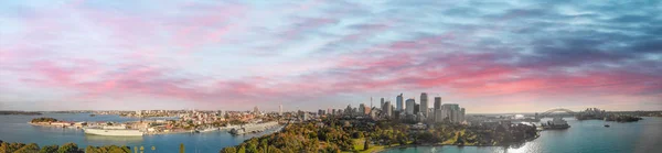 Сидней Австралия Воздушный Вид Город Знаменитую Гавань — стоковое фото