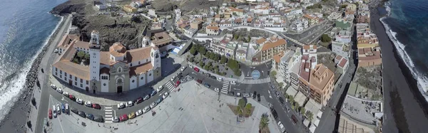 Panoramatický Letecký Pohled Panorama Candelaria Tenerife — Stock fotografie