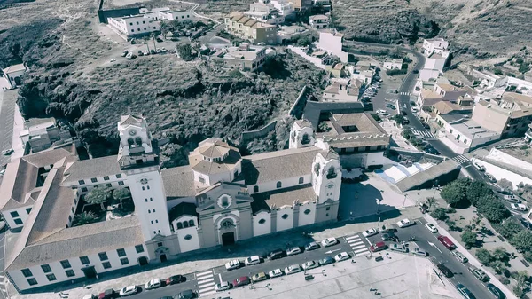 Вид Беспилотника Побережье Тенерифе Испания — стоковое фото