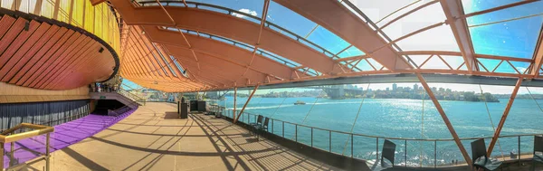 Sydney Agosto 2018 Vista Panorâmica Interior Porto Ópera Sydney Cidade — Fotografia de Stock