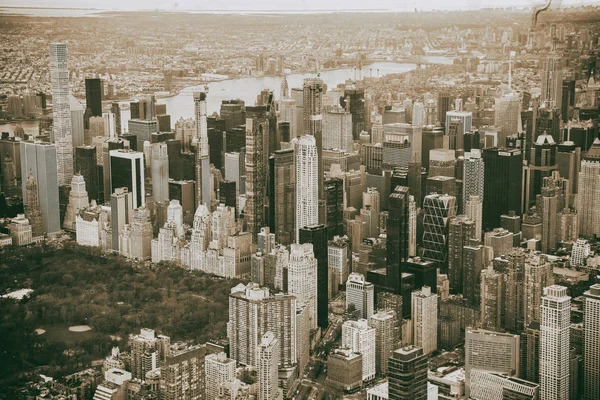 New York December 2018 New York City Fra Himmelen Manhattan – stockfoto