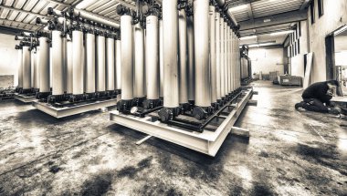 Boru hatları petrol sanayî için.