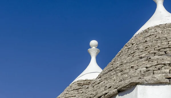 Znane Budynki Trulli Alberobello Apulia Włochy — Zdjęcie stockowe