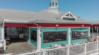 Bahar sezonu, Güney Carolina Georgetown havadan görünümü.