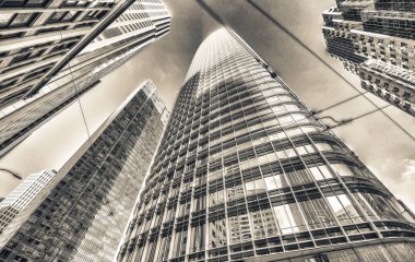 San Francisco yüksek gökdelenler Caddesi.