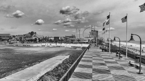 Myrtle Beach Abril 2018 Horizonte Aéreo Panorâmico Litoral Uma Tarde — Fotografia de Stock