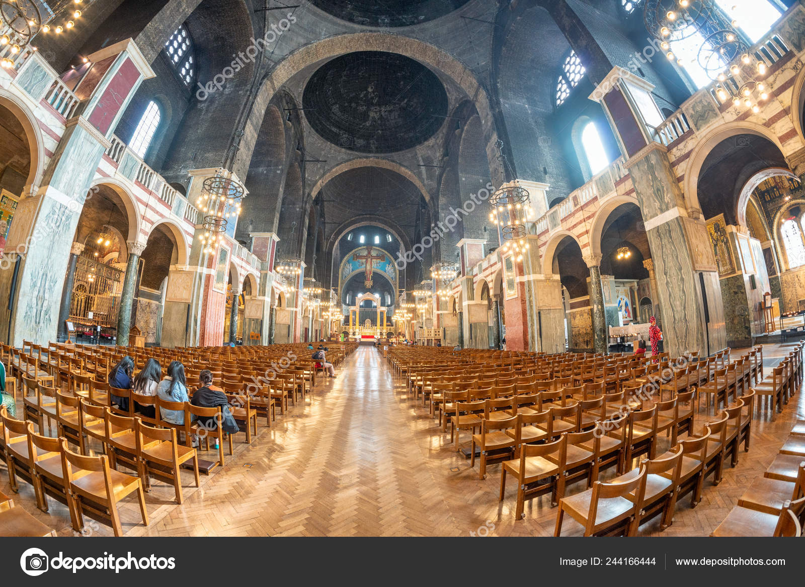 16年9月26日威斯敏斯特大教堂内部伦敦每年吸引3000万人 图库社论照片 C Jovannig