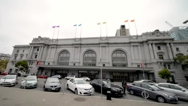 Escénicas Imágenes Hermosa Plaza Del Parlamento Casco Antiguo — Vídeos de Stock