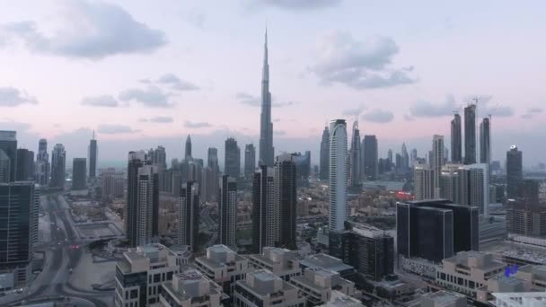 Scena Miejska Pięknym Dubai City Zea — Wideo stockowe
