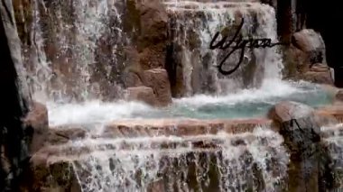 Wynn Las Vegas Çeşmesinin yakın çekim görüntüleri
