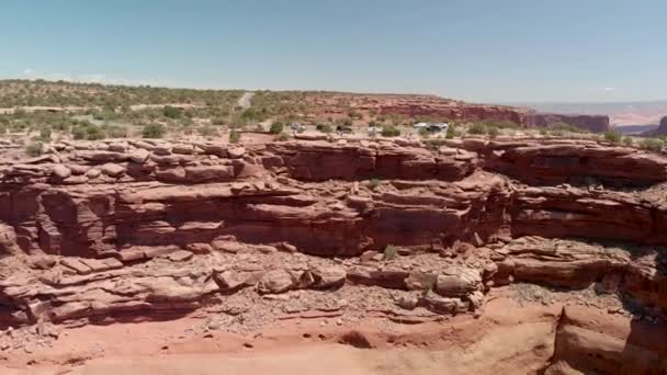 Imagens Cênicas Dead Horse Montanha Grande Desfiladeiro Dia Ensolarado — Vídeo de Stock