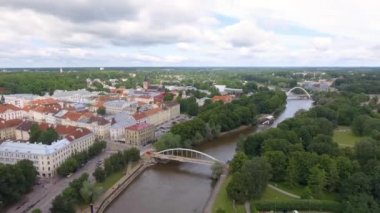 güzel tartu eski şehir, estonya doğal görüntüleri