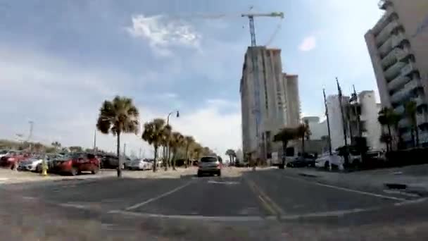 美しいマートルビーチ都市の都市シーン映像 — ストック動画