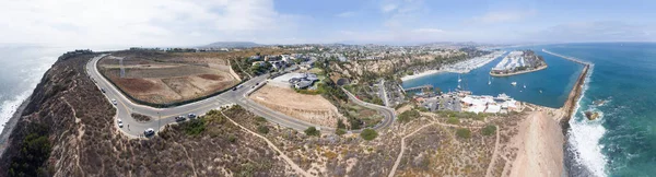 Dana Point Coucher Soleil Californie Vue Aérienne — Photo