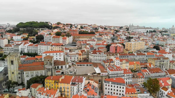 Vista Aérea Lisboa Otoño Portugal —  Fotos de Stock