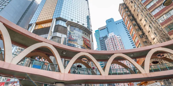 Hong Kong Mayo 2014 Increíble Vista Rascacielos Modernos Centro Ciudad —  Fotos de Stock
