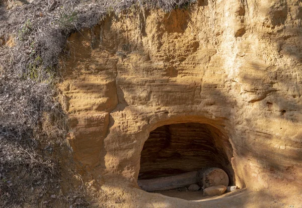 Buraco Rocha Caverna — Fotografia de Stock