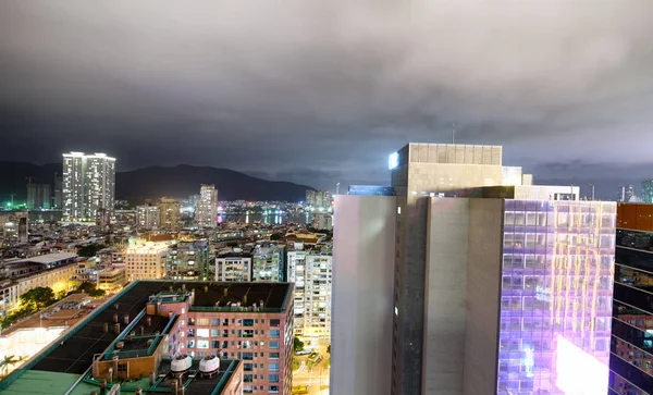 Macau Aerial Night Skyline China — Stock Photo, Image