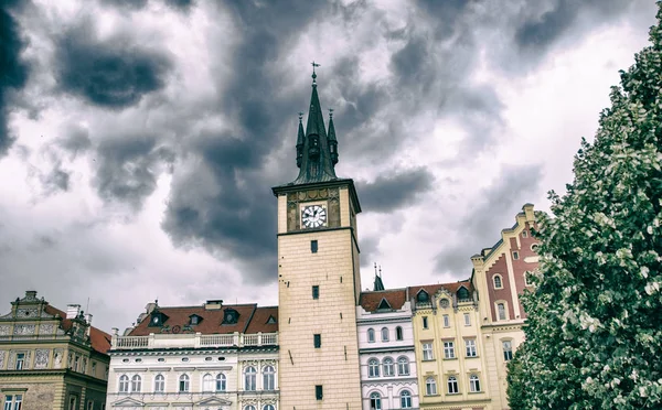 Wunderschöne Mittelalterliche Architektur Prags — Stockfoto