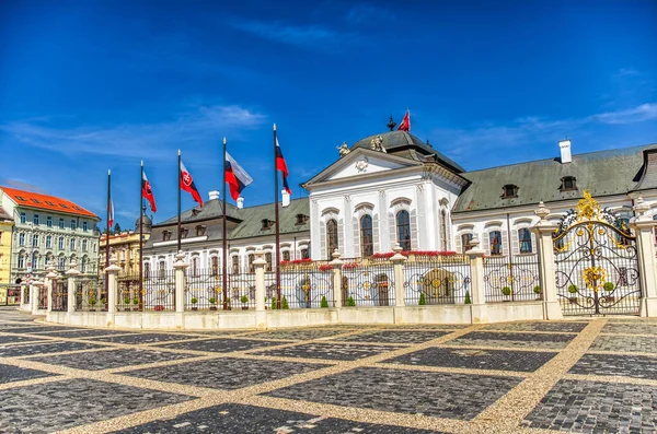 Bella Architettura Medievale Bratislava Slovacchia — Foto Stock