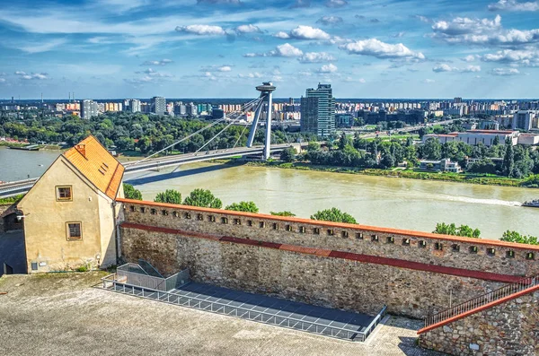 Vackra Medeltida Arkitekturen Bratislava Slovakien — Stockfoto