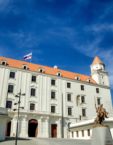 Bella Vista Sul Castello Bratislava Slovacchia — Foto Stock