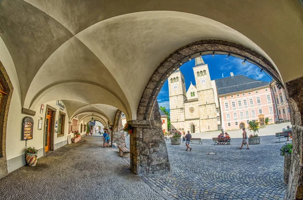 Innsbruck Austria July 2011 Colorful Buoldings City Center Innsbruck Main — Stock Photo, Image