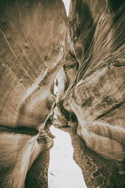Antelope Canyon Con Luz Solar Parte Externa — Foto de Stock