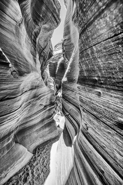 Antelope Canyon Com Luz Solar Simples Parte Externa — Fotografia de Stock