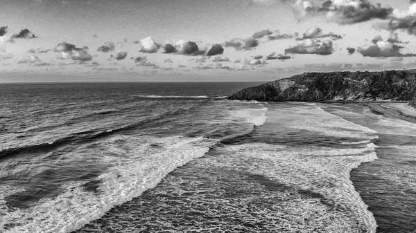 Wellen Strand Luftaufnahme — Stockfoto