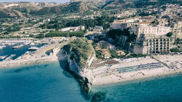 Aerial View Beautiful Coastline Summer Season — Stock Photo, Image