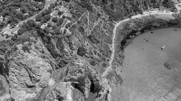 Capo Vaticano Gökten Calabria Talyan Sahil Şeridi Görünümünü Hava Yaz — Stok fotoğraf