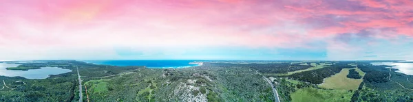 Umudu Hill Kanguru Adası Kırsal Güney Avustralya Havadan Görünümü — Stok fotoğraf