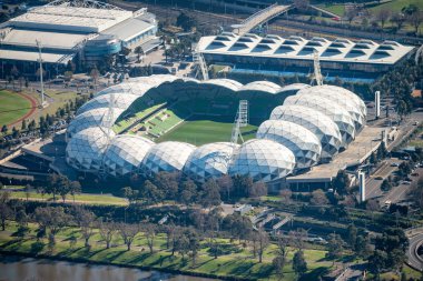 Melbourne Futbol Stadyumu havadan görünümü