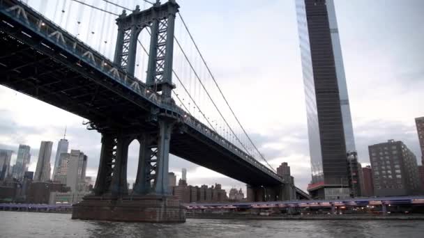 Záběry Městské Scény Krásného Města New York Usa — Stock video