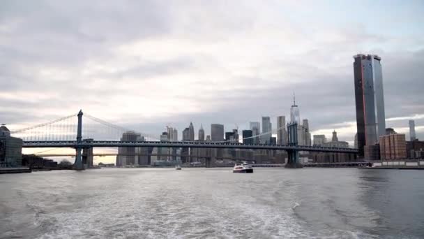 Urbane Szene Aufnahmen Der Schönen New York City Usa — Stockvideo