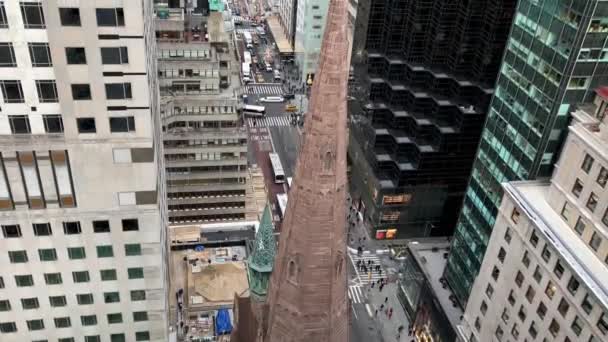 Güzel New York City Abd Kentsel Sahne Görüntüleri — Stok video