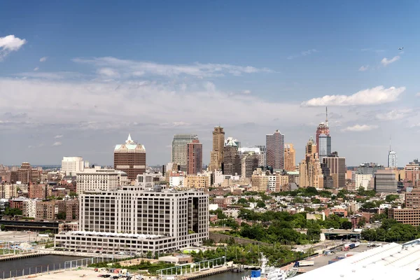 Manhattan West Side as seen from helicopter — Stock Photo, Image