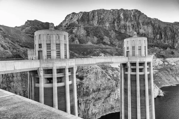 Hoover Dam, USA. Hydroelectric power station on the border of Ar