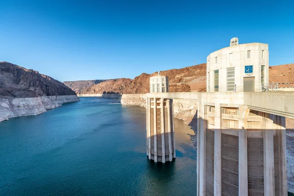 후버 댐, 미국입니다. Ar의 국경에 수력 발전소 — 스톡 사진
