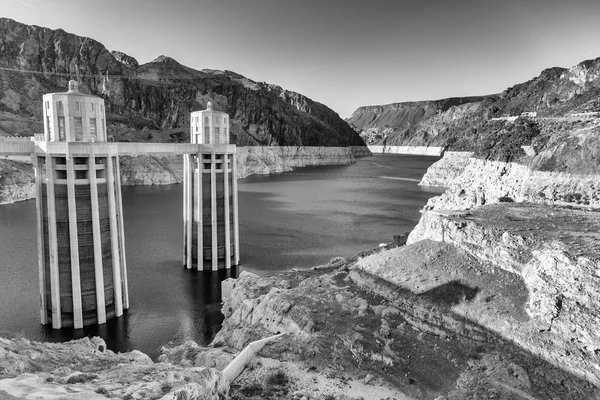Hoover Dam, Usa. Vodní elektrárna na hranici Ar — Stock fotografie