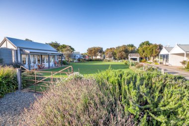 Middleton, Güney Avustralya - 12 Eylül 2018: Plaj kulübe üzerinde bir