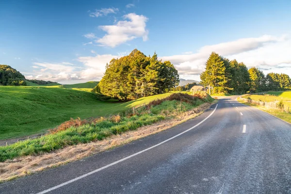Hermosa carretera de Nueva Zelanda — Foto de Stock