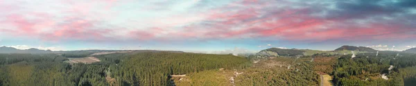 Панорамний вид Wai-O-Tapu Національний парк, Роторуа - нове — стокове фото