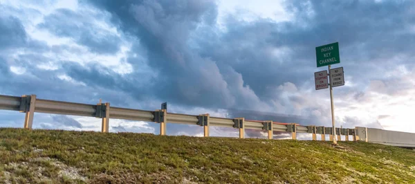 Pont des Clés, Floride au coucher du soleil — Photo