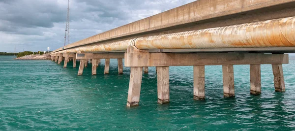 Bron av tangenterna, Florida vid solnedgången — Stockfoto