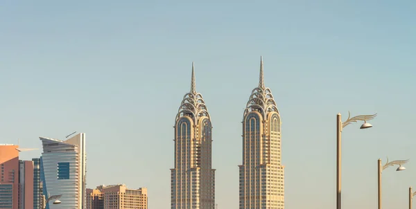 Ντουμπάι Νοεμβρίου 2015 Πανοραμική Θέα Στον Ορίζοντα Της Πόλης Ντουμπάι — Φωτογραφία Αρχείου