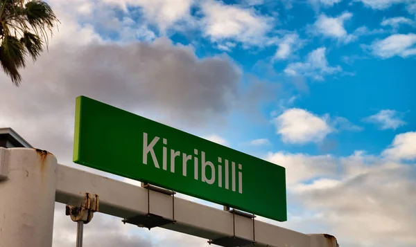 Kirribilli Skylt Mot Blue Sky Sydney — Stockfoto