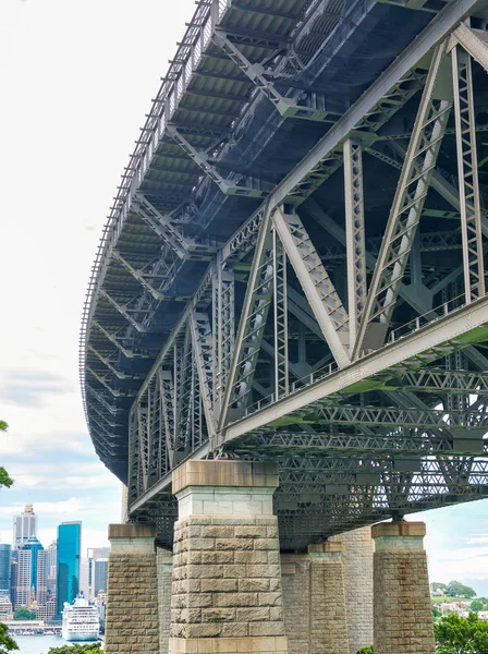 シドニーハーバーブリッジ、都市シンボル、オーストラリア — ストック写真