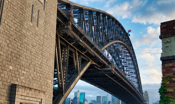 Sydney Harbor Köprüsü, şehir sembolü, Avustralya — Stok fotoğraf